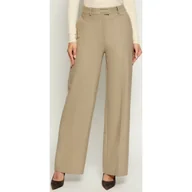 Spodnie damskie - Patrizia Pepe Spodnie Loose fit z dodatkiem wełny - miniaturka - grafika 1