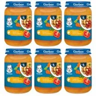 Dania dla dzieci - Gerber Obiadek spaghetti z kurczakiem dla niemowląt po 8 miesiącu zgrzewka 6 x 190 g - miniaturka - grafika 1