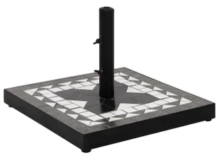 Czarno-biała ceramiczna podstawa do parasola M1-H16 - Parasole ogrodowe Czarno-biała ceramiczna podstawa do parasola M1-H16 - Parasole ogrodowe - miniaturka - grafika 1