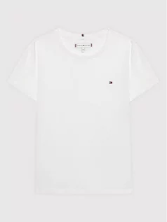 Koszulki dla chłopców - Tommy Hilfiger T-Shirt Essential KG0KG06174 D Biały Regular Fit - grafika 1