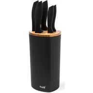 Noże kuchenne - HUSLA ZESTAW 5 NOŻY KUCHENNYCH W BLOKU HUSLA 73963 - miniaturka - grafika 1