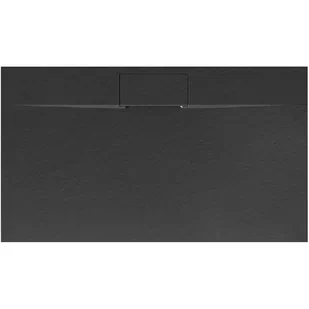 Rea Brodzik prysznicowy Bazalt Long Black 80x120 - Brodziki prysznicowe - miniaturka - grafika 1