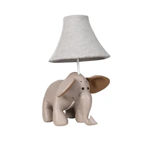 Happy Lamps Lampa stołowa dla dzieci Słoń Szary - Bobby - Lampy stojące - miniaturka - grafika 1