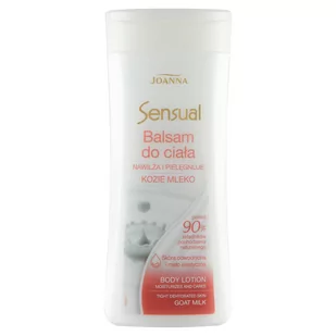 Joanna Sensual Balsam do ciała kozie mleko 200 g 57688 - Balsamy i kremy do ciała - miniaturka - grafika 1