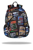 Plecaki szkolne i tornistry - Coolpack F049673, Plecak szkolny TOBY BIG CITY, Wielobarwny, Big City, 35 x 26 x 12 cm, designerski - miniaturka - grafika 1