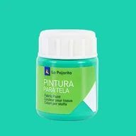 Farby i media malarskie - LA PAJARITA Farba tekstylna szmaragd Zielony 25 ML (12 unid jak piórko.) 113371 - miniaturka - grafika 1