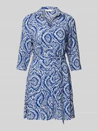 Sukienki - Sukienka koszulowa z wiskozy z wiązanym paskiem - miniaturka - grafika 1