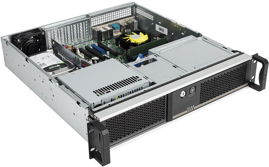 bluechip INDUSTRYline R5224 Intel Core i5 i5-12400 16 GB DDR5-SDRAM 500 GB SSD Windows 11 Pro Rack 2U PC Czarny