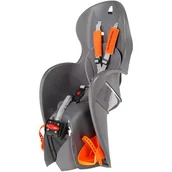 Foteliki rowerowe - Kross Fotelik rowerowy dla dziecka WALLAROO grafitowy - miniaturka - grafika 1