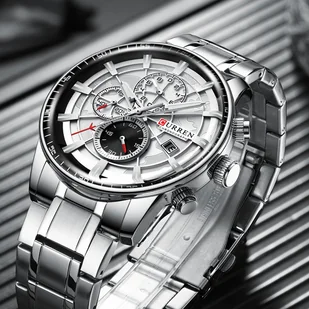 Zegarek Curren ZEGAREK MĘSKI CURREN 8362 (zc017a) - CHRONOGRAF 8362 - Zegarki męskie - miniaturka - grafika 4