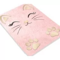 Szkolne artykuły papiernicze - Pamiętnik z kłódką A5/96K Fluffy Kitty ASTRA - miniaturka - grafika 1