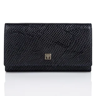 PORTFEL DAMSKI CZARNY DUŻY PAOLO PERUZZI T-09-BL - Portfele - miniaturka - grafika 1