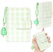 Albumy fotograficzne - LoveInstant Kieszeniowy Album Na 28 Zdjęcia Instax Mini 12 40 11 99 41 Evo Liplay Zink / Kratka / Zielony - miniaturka - grafika 1