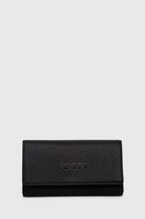 Portfele - Joop! portfel skórzany damski kolor czarny - grafika 1
