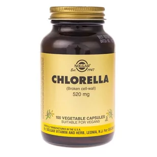 Solgar Solgar, Chlorella, 520 mg, 100 kapsułek - Witaminy i minerały dla sportowców - miniaturka - grafika 1