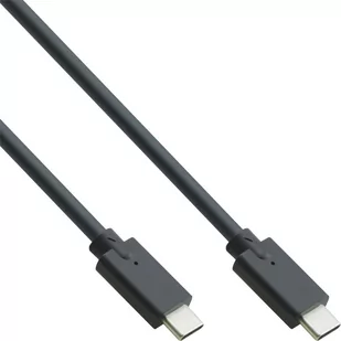 InLine 35702A kabel USB-C 3.2 Gen 2 wtyczka/wtyczka czarny 2,0m 35702A - Kable - miniaturka - grafika 1