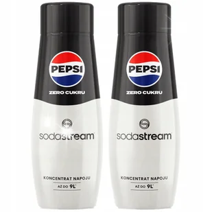Zestaw Syropów do saturatora SODASTREAM Pepsi Max Zero Cukru 2 x 440ml - Syropy i koncentraty owocowe - miniaturka - grafika 1