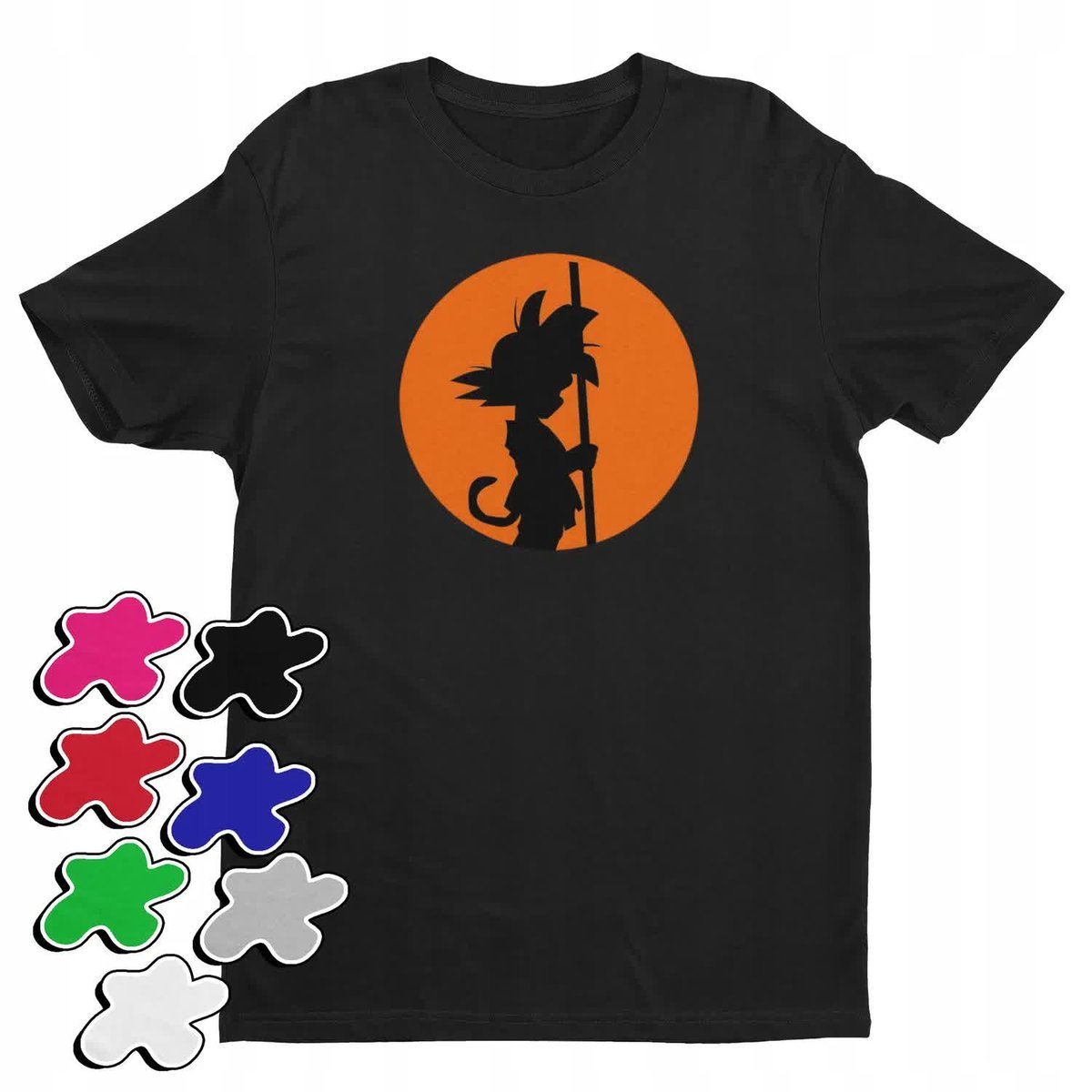 Koszulka T-Shirt Dziecięca Z Nadrukiem Dragon Ball Anime Goku -M 134-140