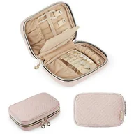 Biżuteria - akcesoria - Małe pudełko do przechowywania biżuterii, składane, idealne na pierścionki, naszyjniki, bransoletki, kolczyki - miniaturka - grafika 1