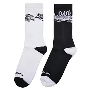 Mister Tee Skarpety unisex, czarny/biały, 39-42 EU - Skarpetki męskie - miniaturka - grafika 1