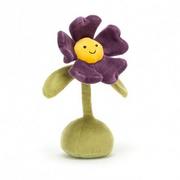Maskotki i pluszaki - Jellycat DEKORACYJNA MASKOTKA Flowerlette Pansy - Kwiatek Bratek - 20 cm FLO6P - miniaturka - grafika 1