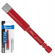 Wiertła - GEKO Wiertło diamentowe do gresu 10mm HEX 250 - miniaturka - grafika 1