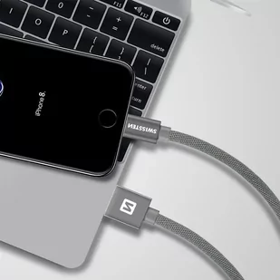 SWISSTEN Kabel USB- Lightning 1,2M do iPhone - Złącza, przejściówki, adaptery - miniaturka - grafika 4