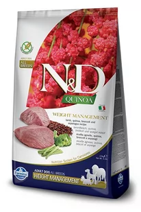 Farmina N&D Quinoa Weight Management Lamb&Broccoli 2,5 kg - Sucha karma dla psów - miniaturka - grafika 1