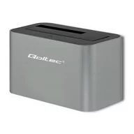 Obudowy i kieszenie na dyski twarde - Qoltec Stacja dokująca dla dysku twardego Stacja dokująca dysków HDD/SSD | 2.5&quot 3.5&quot SATA | USB 3.0 50315 - miniaturka - grafika 1