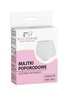 BOCIOLAND Majtki poporodowe siateczkowe rozm. M, 2szt. - >>> DARMOWA od 99zł <<< w 24h ! - Bielizna lecznicza - miniaturka - grafika 4