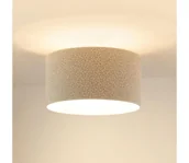 Lampy sufitowe - Brilagi - Żyrandol natynkowy BOUCLE ROLLER 1xE27/15W/230V śr. 45 cm kremowy - miniaturka - grafika 1