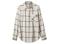 Koszule damskie - esmara® Koszula flanelowa damska z bawełny (Beżowy, M(40/42)) - miniaturka - grafika 1