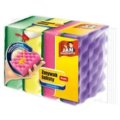 Ściereczki, gąbki, czyściki - Jan Niezbędny Zmywak falisty 4szt - miniaturka - grafika 1