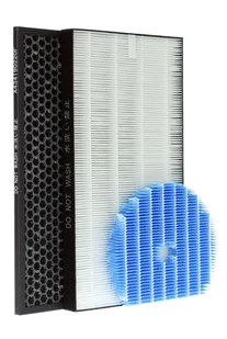 Zestaw filtrów FZ-G60MFE FZ-D60HFE FZ-D60DF do oczyszczacza Sharp KC-G60EUW - Akcesoria do oczyszczaczy i nawilżaczy powietrza - miniaturka - grafika 1