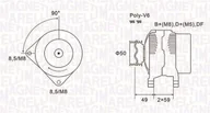 Alternatory - MAGNETI MARELLI Alternator 063731147010 063731147010 - miniaturka - grafika 1