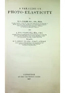 Książki do nauki języka angielskiego - A treatise on photo-elasticity. - miniaturka - grafika 1