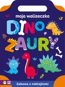 Kolorowanki, wyklejanki - Moja walizeczka. Dinozaury - książka - miniaturka - grafika 1