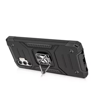 Wozinsky Ring Armor pancerne hybrydowe etui pokrowiec + magnetyczny uchwyt Samsung Galaxy A32 4G czarny - Etui i futerały do telefonów - miniaturka - grafika 4