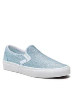 Półbuty damskie - Vans Tenisówki Classic Slip-On VN000XG8B071 Niebieski - miniaturka - grafika 1