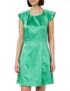 Sukienki - Naf Naf Evelyne R1 sukienka koktajlowa, zielona cholewka, normalna kobieta, zielony, 36 - grafika 1