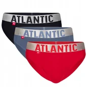 Majtki męskie - Atlantic Slipy Męskie Bawełniane 3 Szt M - miniaturka - grafika 1