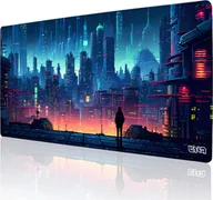 Podkładki pod mysz - Podkładka Tilt DUŻA PODKŁADKA POD MYSZKĘ Retro Cyberpunk 100x50 TILT Antypoślizgowa XXL - miniaturka - grafika 1
