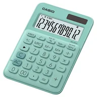 Kalkulatory - Kalkulator Casio MS 20 UC GN Zielona - miniaturka - grafika 1