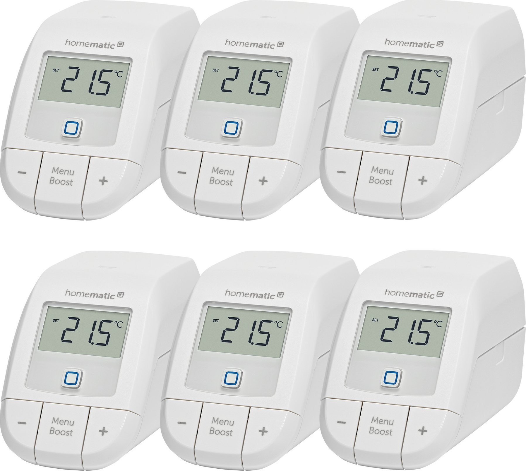 HomeMatic IP Homematic IP Heizkörperthermostat – basic 6er Set 40-58-9778