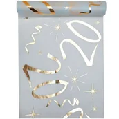 Dekoracje i nakrycia stołu na imprezę - SAN Dekoracja bieżnik na stół z nadrukiem na 20 urodziny - 30 cm - 1 szt. S6158-20 - miniaturka - grafika 1