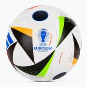 Piłka nożna - Piłka do piłki nożnej adidas Fussballliebe Competition Euro 2024 white/black/glow blue rozmiar 4 - miniaturka - grafika 1