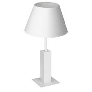 Lampy stojące - Luminex Table lamps 3640 Lampa stołowa lampka 1x60W E27 biały - miniaturka - grafika 1