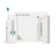 Szczoteczki elektryczne - Zestaw SEYSSO Gold White szczoteczka soniczna i pasta SEYSSO Gold Advanced Whitening - miniaturka - grafika 1