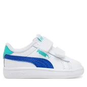 Buty dla chłopców - Sneakersy Puma Smash 3.0 L V Inf 392034 18 Biały - miniaturka - grafika 1
