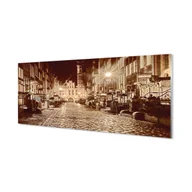 Dekoracje domu - Szkło lacobel Gdańsk Noc stare miasto 125x50 cm - miniaturka - grafika 1